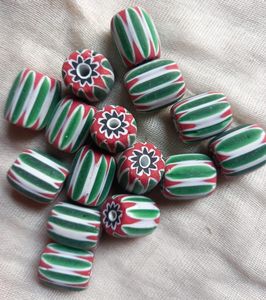 Cuentas de cristal de Murano de Chevron hechas a mano, producto único de cristal natural suelto de una hebra - Product Image 6