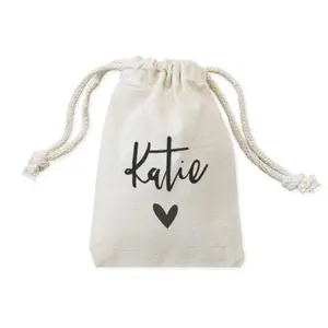 Bolsas de algodón con cordón personalizado, bolsa de lona lisa en blanco, de algodón, reutilizable, promocional