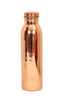 Bouteille d'eau en cuivre pur de 34 oz à boire avec 2 verres en cuivre ayurvédique de qualité supérieure fabriquée à la main en grand cuivre martelé