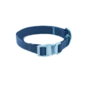 Collier pour chien en nylon rouge avec boucle bleue, réglable, design simple, utilisable toute l'année pour les chiens - Product Image 6