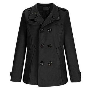 เสื้อโค้ทขนสัตว์ผู้ชายแบบลำลอง ระบายอากาศ กันลม อุ่น สำหรับฤดูใบไม้ร่วงและฤดูหนาว มีไซส์ใหญ่ เหมาะสำหรับกิจกรรมกลางแจ้ง - Product Image 1