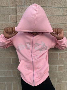 Fabricants Vente en gros Sweat à capuche unisexe de haute qualité pour hommes, fermeture à glissière, impression personnalisée, logo intégral, fermeture à glissière, haute qualité pour hommes - Product Image 5