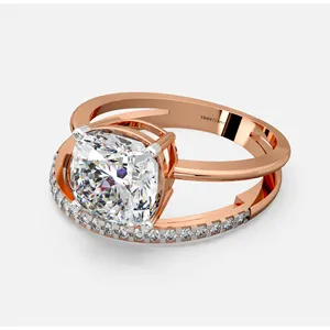 แหวนเพชรทรงลิโอราคูชชั่น - Product Image 2