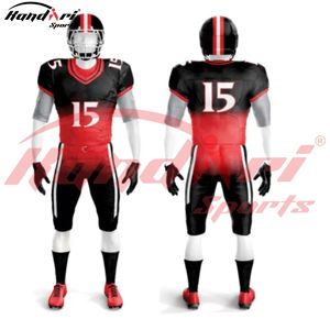 Camisetas de fútbol americano de buena calidad, uniforme de fútbol americano de práctica transpirable de secado rápido personalizado - Product Image 6