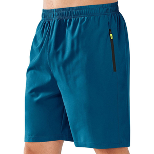 Shorts mi-longs tricotés chauds pour hommes, couleur unie, haute qualité, respirants, pour la gym, le fitness, les entraînements décontractés, la course à pied, séchage rapide, en tissu de laine élastique - Product Image 4