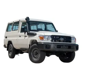 Ready to ship for Toyota Land Cruiser 78 used peerless off-road 3 doors 13 seats ABS and roof rack top grade