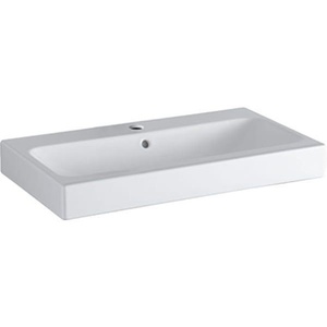 Lavabo Geberit ICon 750x485mm Blanco con Orificio para Grifo y Desbordamiento Categoría de Producto GEBERIT - Product Image 1