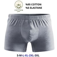 Boxers mi-hauts en coton pour hommes, sans couture, jetables, respirants, tricotés, avec ceinture élastique confortable