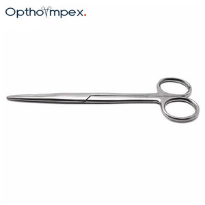 Tijeras Veterinarias de Precisión, Instrumentos Quirúrgicos de Acero Inoxidable, Hojas Curvas y Rectas Ajustables, Duraderas, Certificadas por la CE, para Animales - Product Image 1