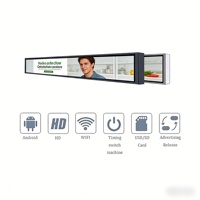 Écran LCD étiré ultra-large pour affichage numérique sur étagère, signalisation numérique pour magasin de détail, publicité, Android, Wi-Fi, personnalisable