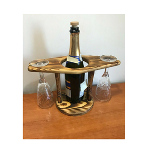 Design avantageux Porte-verre en bois Porte-gobelet de cuisine Rangement et organisation à domicile de la fabrication indienne - Product Image 1