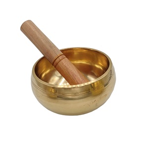 Bol chantant en métal en laiton bol de yoga de guérison de méditation avec maillet et coussin en soie ensemble de bol chantant de qualité supérieure - Product Image 4