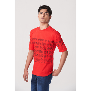 Camiseta de estilo icónico rojo - Product Image 1