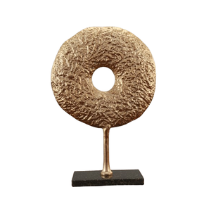 Sculpture décorative en métal de luxe Pièce d'art moderne pour la maison et le bureau Artisanat en métal de haute qualité pour le salon et la chambre à coucher - Product Image 2