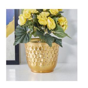 Jarrón de mesa de Metal con estilo contemporáneo, pieza decorativa de pared de suelo versátil moderna para el hogar o la oficina - Product Image 4