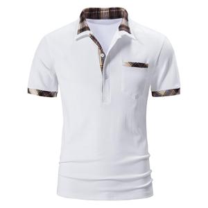 High Quality Custom Embroidery Logo Polyester Cotton Polo T <b>Shirt</b> Company Uniform Short Sleeve Polo <b>Shirts</b> Men's Polo <b>Shirts</b> - Product Image 5