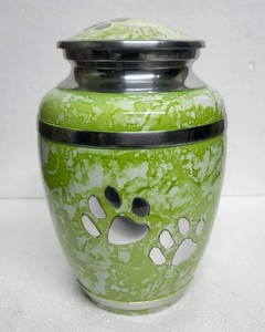 โกศเผาศพอลูมิเนียมอุ้งเท้าสัตว์เลี้ยงสำหรับขี้เถ้าโกศ - Product Image 4