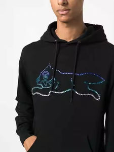 Sudaderas con capucha de diamantes de imitación para hombre de mejor Material Color sólido y ligero para invierno Suministro ODM por Pakistán - Product Image 3