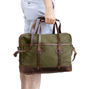 Maletín de lona multifuncional de gran capacidad con diseño a cuadros, impermeable, para maternidad, para bebé, con correa para el hombro, estuche de transporte para ordenador portátil - Product Image 5