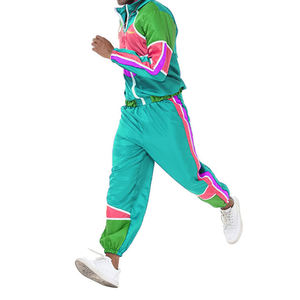 Vêtements de sport pour femmes à fermeture éclair complète coupe-vent baggy survêtement en nylon uni surdimensionné pour hommes survêtement de sport - Product Image 1