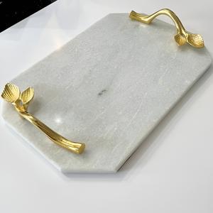 Bandeja DE SERVICIO DE ACERO redonda clásica, tamaño de forma personalizado, mango de Metal, plato sostenible, plato, cocina, Fiesta en casa, Color personalizado - Product Image 6