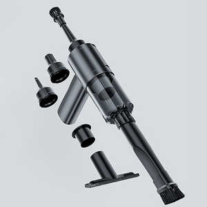 Aspirateur et souffleur portatif 2-en-1 haute puissance rechargeable par USB avec filtre HEPA, fonctions humide et sec - Product Image 3