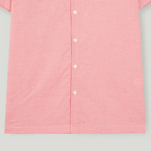 Camisa de popelina de algodón 100% con estampado de Coral informal de verano para hombre, personalizable, antiarrugas y antiencogimiento, venta al por mayor - Product Image 3