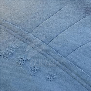 Nouveaux sweats à capuche décontractés pour hommes, grande taille, en coton uni délavé à l'acide, de haute qualité, avec logo personnalisé - Product Image 4