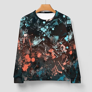 Sweat-shirt en molleton respirant et écologique pour homme, coupe classique, imprimé uni, de haute qualité, fabriqué au Pakistan pour adultes - Product Image 3