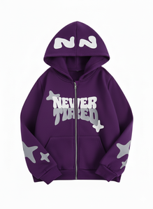 Sudadera con Capucha para Niño, Estilo Y2K, Manga Larga, Chaqueta Informal de Invierno, 100% Poliéster, Forro Polar Antipelusas - Product Image 3