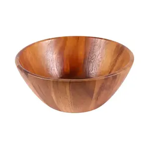 Handmade Solid Mango Wood <b>Large</b> Salad Serving <b>Bowl</b> 100% <b>Wooden</b> Modern Stocked Decorative for Business Gifts Worldwide Supply - Product Image 1