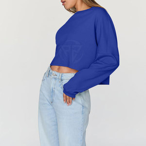 Sudadera Corta Estilosa con Diseño Cómodo y Relajado, Sudadera Corta con Tela Ligera - Product Image 4