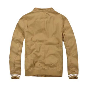 Blouson aviateur pour hommes vente en gros Vestes de Offre Spéciale réversibles avec décoration de poche à col montant pour homme - Product Image 6