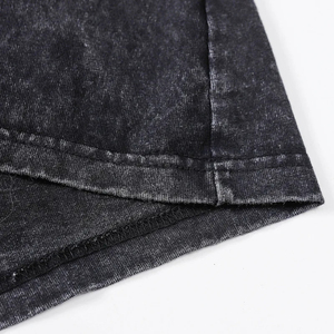 220GSM Heavyweight 100% Cotton <b>Satin</b> Solid Custom Logo Short Sleeve O-Neck Oversized T-<b>Shirt</b> Plus Size <b>for</b> <b>Men</b> DTG/DTF Screen - Product Image 5