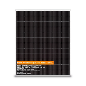 Panneau solaire monocristallin noir 550W-600W BIPV PERC - Product Image 2