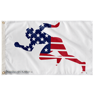 <b>Stars</b> & Stripes Running Man for Wall Decor - Product Image 1