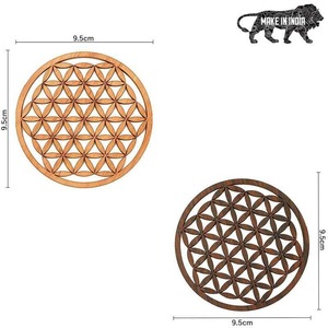 Sous-verres en laiton brillant de qualité supérieure avec éclat poli à la main pour restaurants et maison disponibles au prix d'exportation - Product Image 3