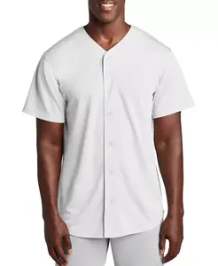 Número personalizado transpirable béisbol y softbol Jersey Hip Hop béisbol Top camisas botón hombres rayas béisbol Jersey - Product Image 1