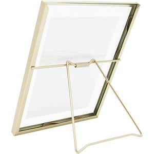 Modern Design New Look Simple Product customized Size Three Color <b>Photo</b> <b>Frame</b> Clear Picture Glass Brass Border <b>Photo</b> <b>Frame</b> - Product Image 1