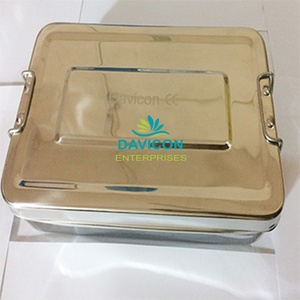 De acero inoxidable de alta calidad médica esterilización caja - Product Image 3