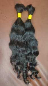 Mejor calidad 100g indio crudo cuerpo onda a granel cabello humano para trenzar sin trama 1 paquete - Product Image 2