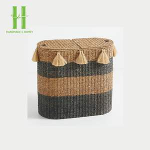 Cestas de Almacenamiento Bohemias de Bambú Tejidas a Mano, Diseño Flexible OEM de Vietnam, Capacidad de 6-10L para Organización Práctica de Ropa - Product Image 3