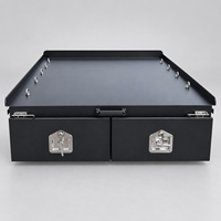 Boîte de chargement en aluminium pour camionnette RAM 1500 avec benne de 6,4 pieds et points de fixation