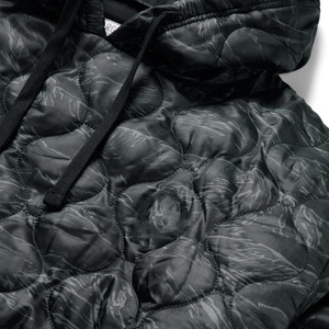 Customized Woobie <b>Men's</b> Premium Sublimation <b>Camo</b> Print Windbreaker Premium Polyester-Filled Hoodie <b>Jacket</b> with Hooded Collar - Product Image 2