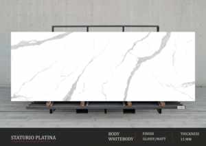 Exclusivos Muros Interiores de Lujo Diseñados con Baldosas de Porcelana Negra de Alto Brillo de 1200x3200 mm - Product Image 4