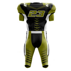 Uniforme de fútbol americano Unisex de alta calidad, camiseta juvenil hecha a medida, conjunto de manga corta, diseño transpirable - Product Image 2