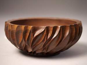 Juego de 4 cuencos de madera de diseño clásico para decoración del hogar, cuencos de madera de alta calidad a un precio asequible - Product Image 5