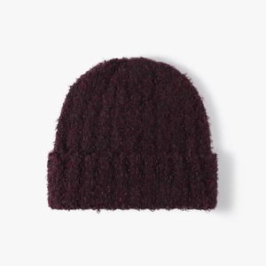 Gorro de punto acrílico suave con forro polar térmico, gorro de invierno a prueba de viento elástico cálido, unisex, OEM y jacquard con logotipo personalizado - Product Image 6