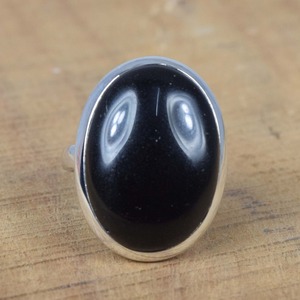 Anillo de Ónice Negro Natural Estilo Boho, Plata de Ley 925 Maciza, Joyería Hecha a Mano con Sello 925, Corte Ovalado, para Bodas y Fiestas - Product Image 4