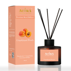 100 ml Premium Natural Handmade Glass Reed Diffuser Sets Rattan Sticks Long Lasting Essential Oils 100+ Indian <b>Scents</b> Home Decor - Product Image 6